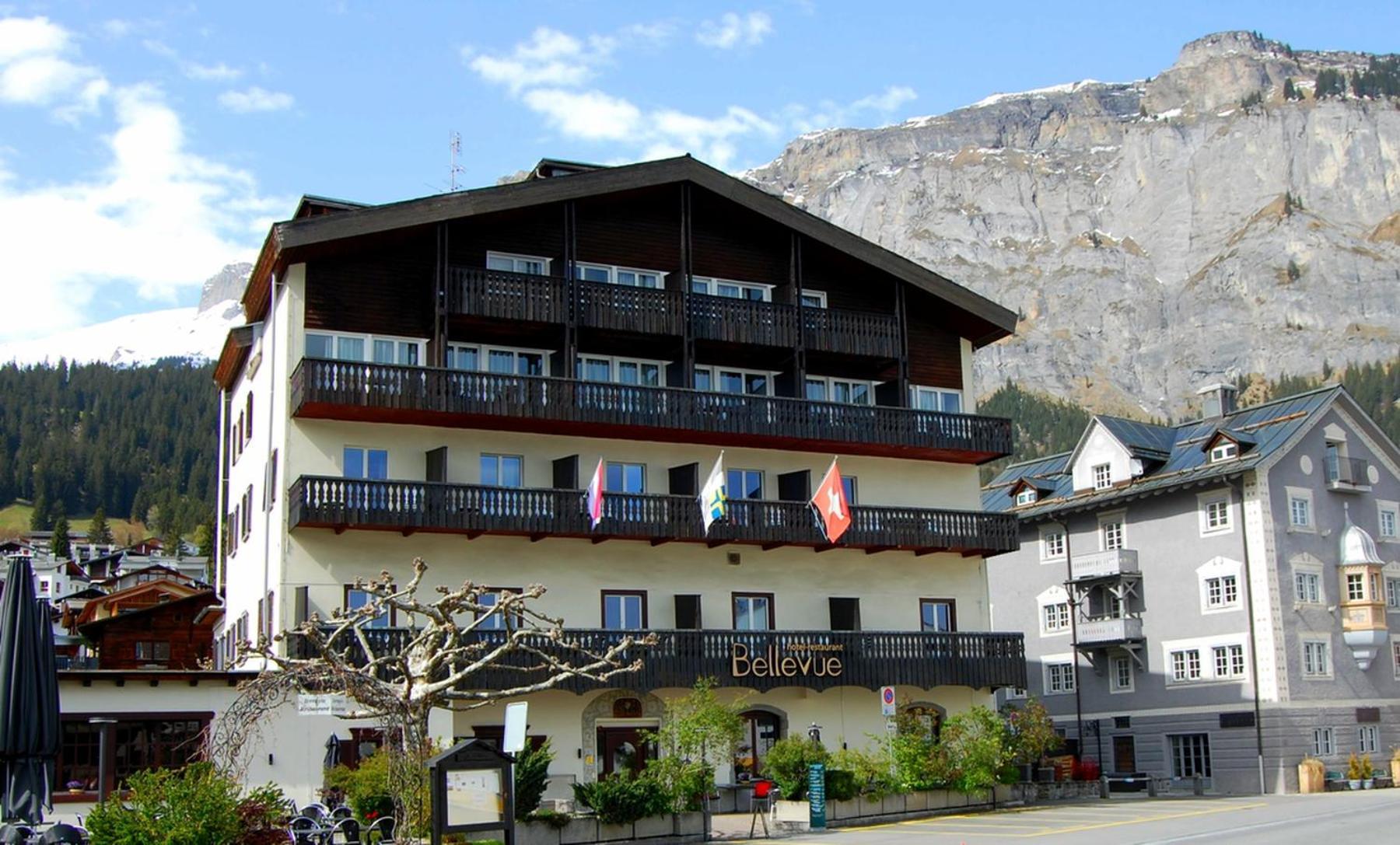 Hotel-Restaurant Bellevue Flims Exteriör bild